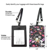 Runway Vegan Leather Luggage Tags Set Luggage Tags by Travellty