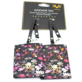Runway Vegan Leather Luggage Tags Set Luggage Tags by Travellty