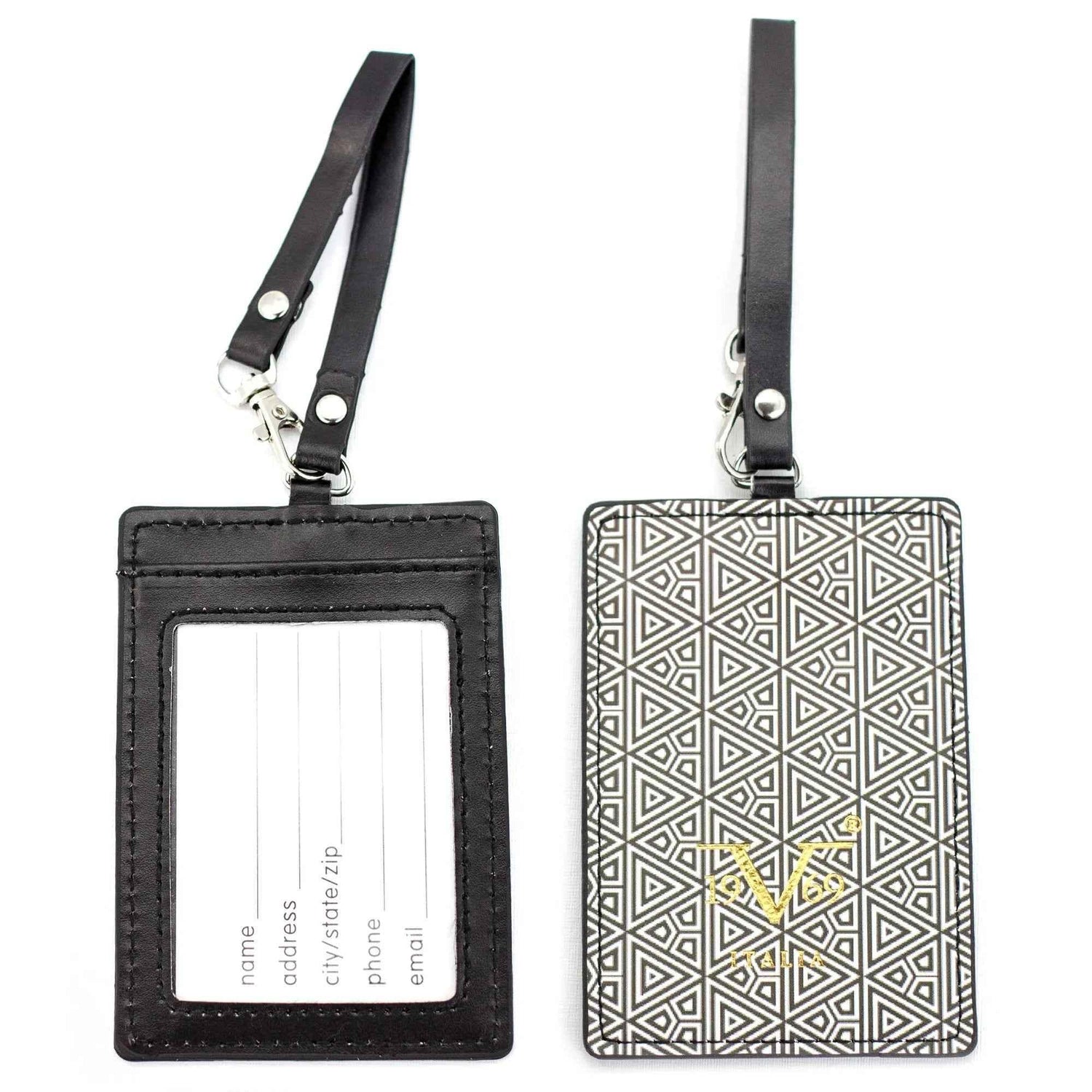 Runway Vegan Leather Luggage Tags Set Luggage Tags by Travellty