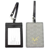 Runway Vegan Leather Luggage Tags Set Luggage Tags by Travellty