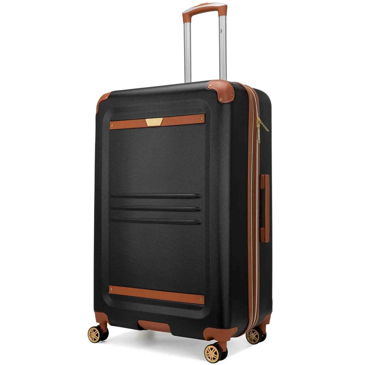 Vintage 3 Piece Expandable Retro Luggage Set Luggage Sets by Travellty