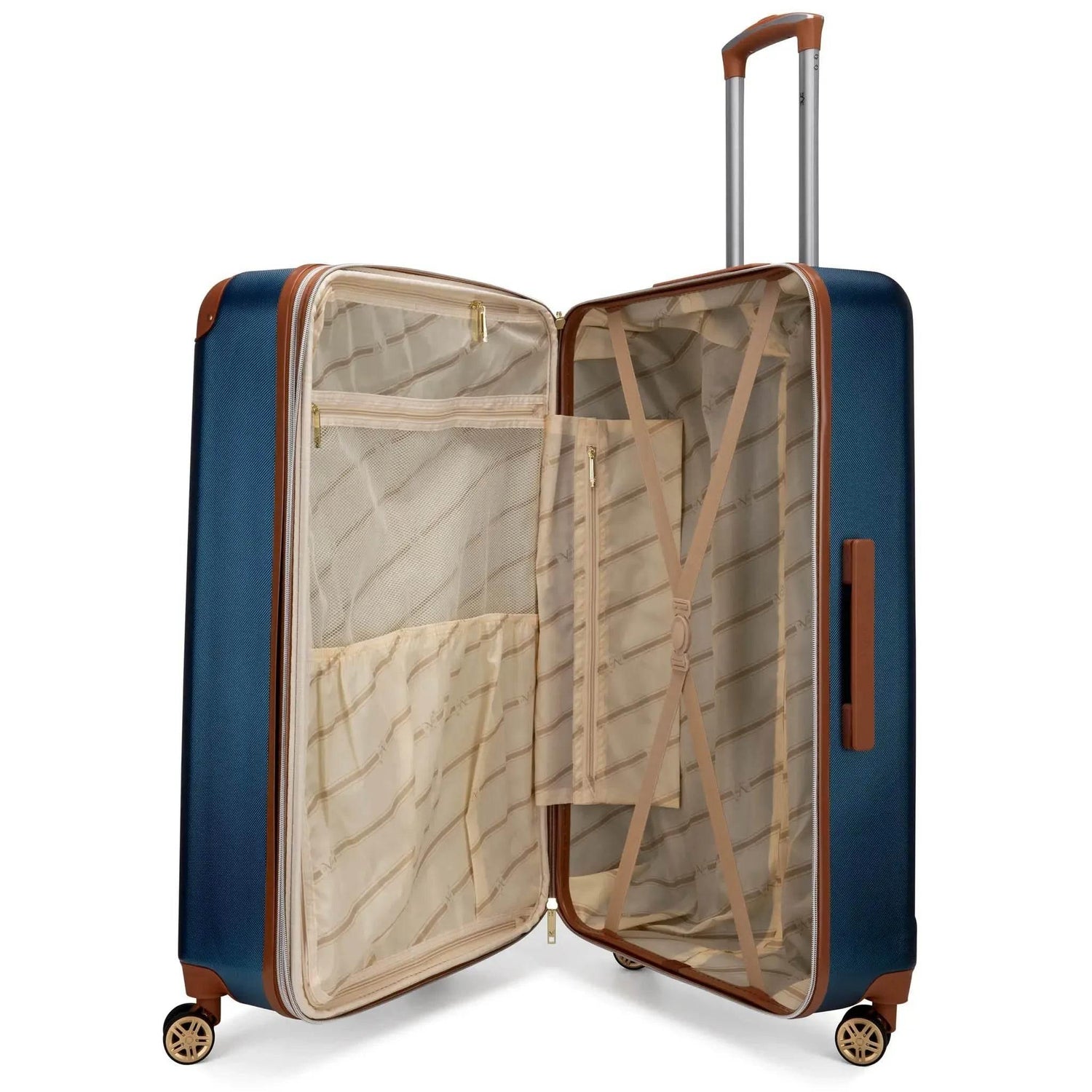 Vintage 3 Piece Expandable Retro Luggage Set Luggage Sets by Travellty