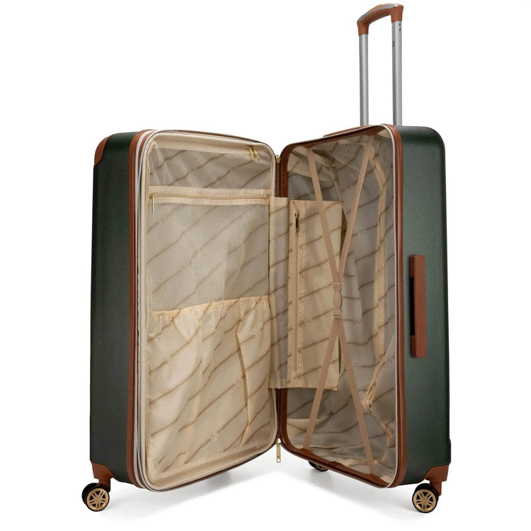 Vintage 3 Piece Expandable Retro Luggage Set Luggage Sets by Travellty