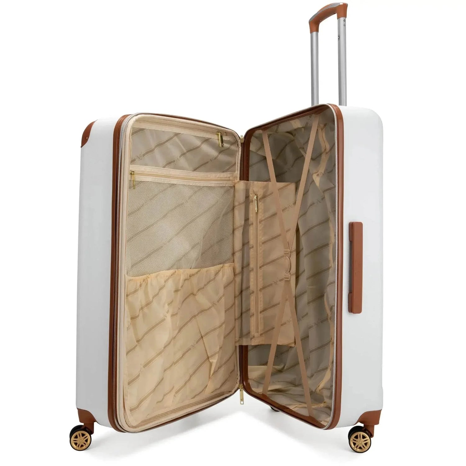 Vintage 3 Piece Expandable Retro Luggage Set Luggage Sets by Travellty