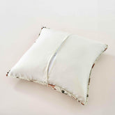 Enchanted Meadow Throw Pillow Euro Cover - Zippered Floral Design in Beige, Rose, and Soft Green, Premium Soft Microfiber, Euro Sham in 26x26 Inches (26" x 26" 1 Piece) Throw Pillow Covers by DaDalogy Bedding Collection