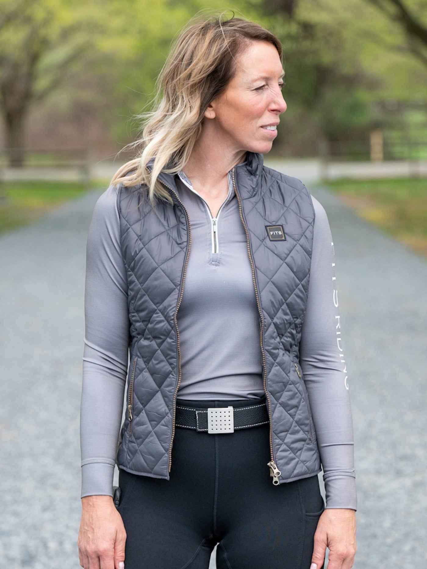 Ainsley Quilted Vest Outerwear by FITS Riding