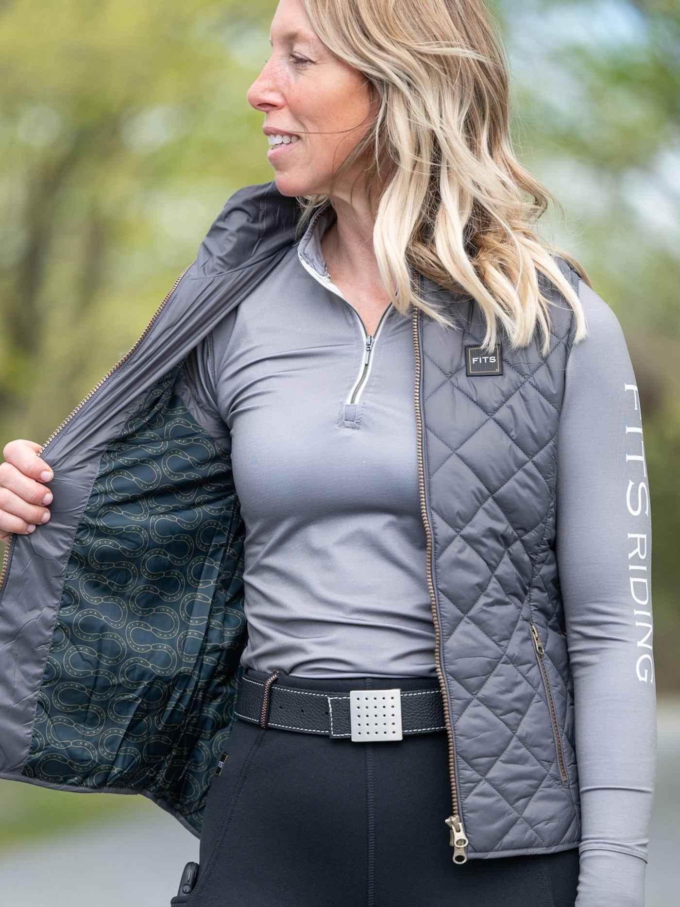 Ainsley Quilted Vest Outerwear by FITS Riding