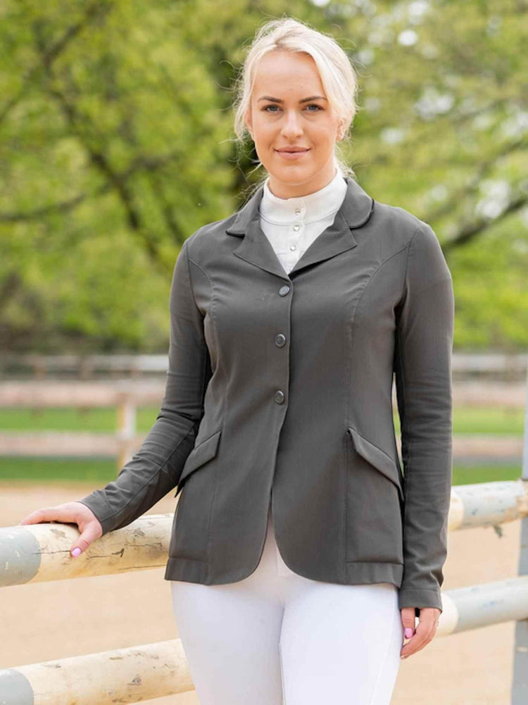Zephyr II Mesh Hunt Show Coat - Charcoal Show Apparel by FITS Riding