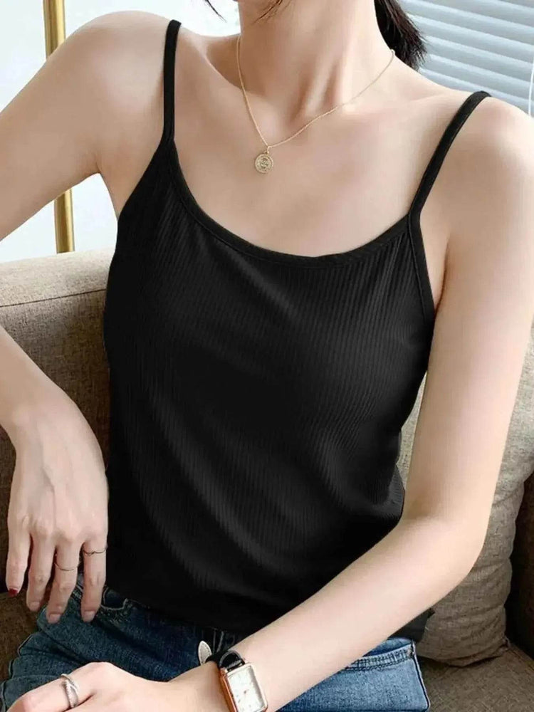 Plus Size Scoop Neck Cami Top women Attire by Trendsi