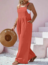 Plus Size Square Neck Wide Leg Overalls women Attire by Trendsi