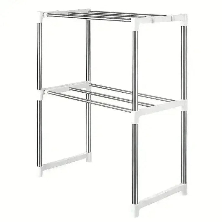 Adjustable Stainless Steel Microwave Oven Shelf Set Microwave Stand by Shop1103241131 Store