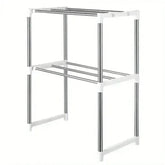 Adjustable Stainless Steel Microwave Oven Shelf Set Microwave Stand by Shop1103241131 Store