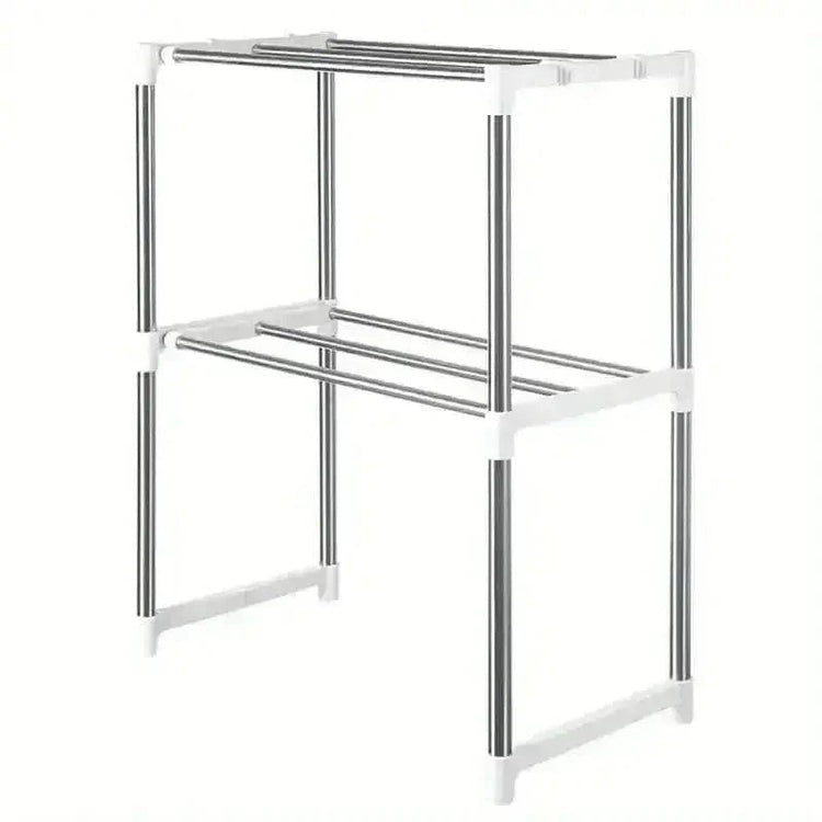 Adjustable Stainless Steel Microwave Oven Shelf Set Microwave Stand by Shop1103241131 Store