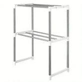 Adjustable Stainless Steel Microwave Oven Shelf Set Microwave Stand by Shop1103241131 Store
