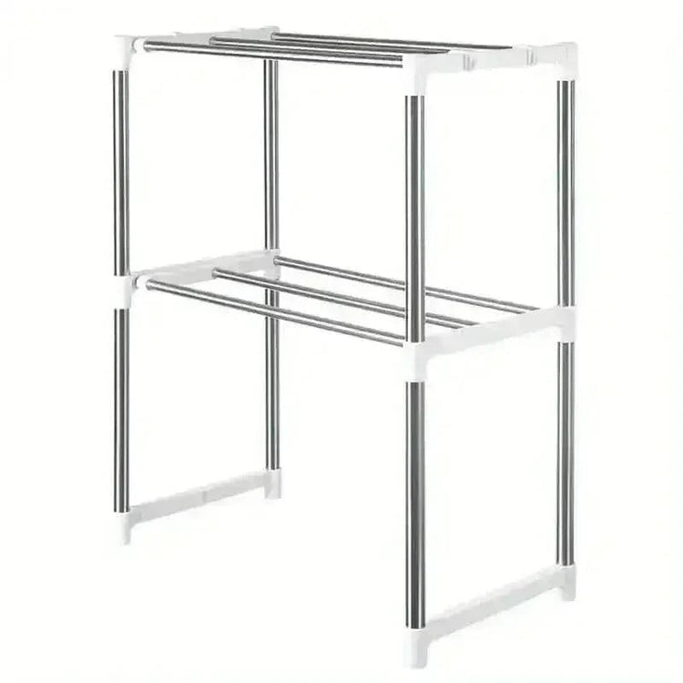 Adjustable Stainless Steel Microwave Oven Shelf Set Microwave Stand by Shop1103241131 Store