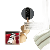 Alexa Door Cam with PIR Motion Screen Home Door by SOHO SECURITY Store