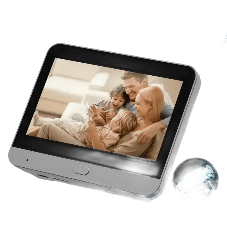 Alexa Door Cam with PIR Motion Screen Home Door by SOHO SECURITY Store