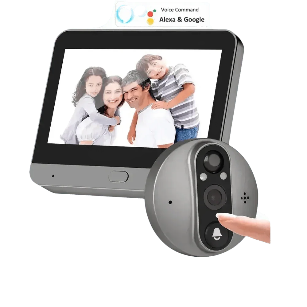 Alexa Door Cam with PIR Motion Screen Home Door by SOHO SECURITY Store