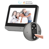 Alexa Door Cam with PIR Motion Screen Home Door by SOHO SECURITY Store