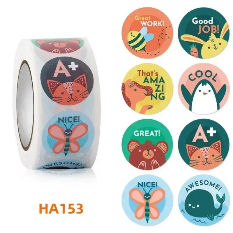 Animal Praise Stickers Animal Praise Stickers Roll by Dropshee