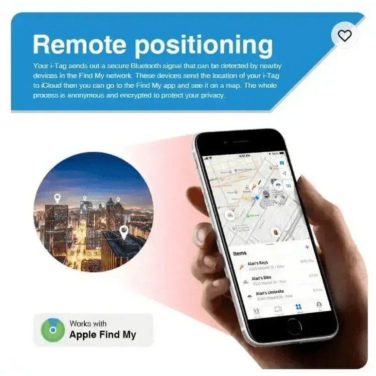 Apple Find My Pet Tracker Device GPS Tracking Apple GPS Wireless Tracke by ALIEX