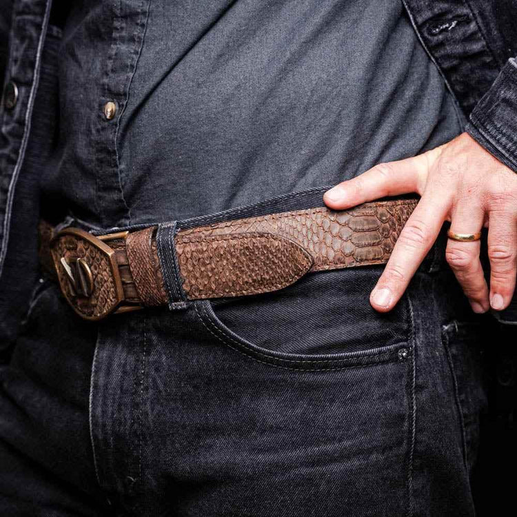 Arkansas Belt Brown Belts by Marco Di Milano