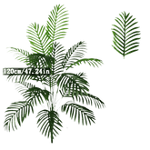 Palmera Areca Artificial Grande en Maceta Blanca - Planta Tropical Falsa Palm Tree en Maceta Blanca Artificial Trees by Kmitang Official Store