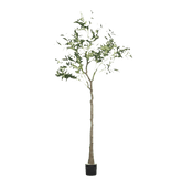 Palmera Areca Artificial Grande en Maceta Blanca - Planta Tropical Falsa Palm Tree en Maceta Blanca Artificial Trees by Kmitang Official Store