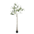 Palmera Areca Artificial Grande en Maceta Blanca - Planta Tropical Falsa Palm Tree en Maceta Blanca Artificial Trees by Kmitang Official Store