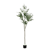 Palmera Areca Artificial Grande en Maceta Blanca - Planta Tropical Falsa Palm Tree en Maceta Blanca Artificial Trees by Kmitang Official Store