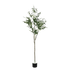 Palmera Areca Artificial Grande en Maceta Blanca - Planta Tropical Falsa Palm Tree en Maceta Blanca Artificial Trees by Kmitang Official Store