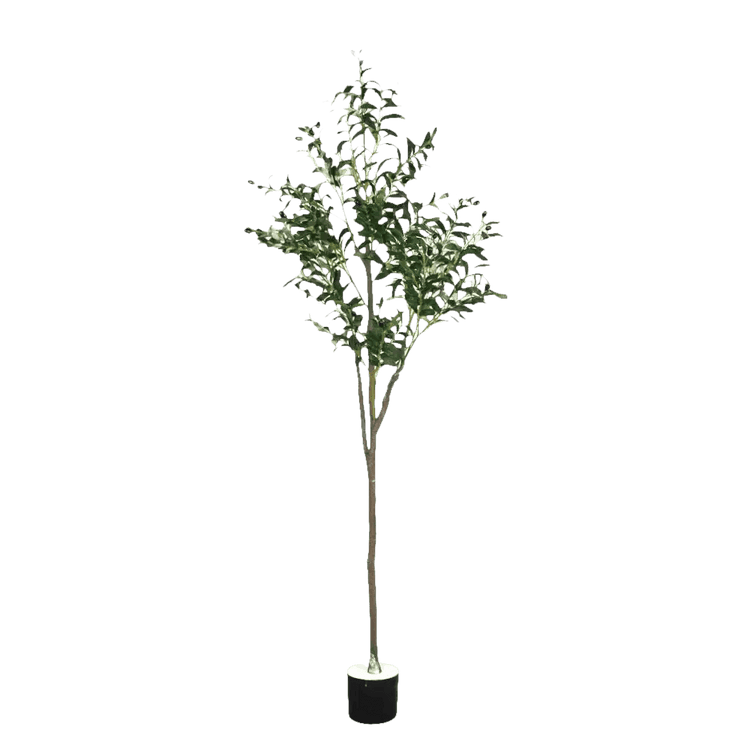 Palmera Areca Artificial Grande en Maceta Blanca - Planta Tropical Falsa Palm Tree en Maceta Blanca Artificial Trees by Kmitang Official Store