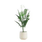 Palmera Areca Artificial Grande en Maceta Blanca - Planta Tropical Falsa Palm Tree en Maceta Blanca Artificial Trees by Kmitang Official Store