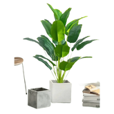 Artificial Tropical Palm Tree in White Pot Palm Tree by Shop1103268110 Store
