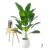 Artificial Tropical Palm Tree in White Pot Palm Tree by Shop1103268110 Store