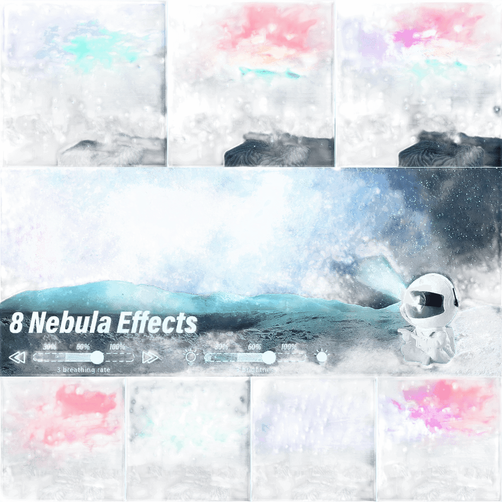 Astronaut Space Projector Night Light Zapp Galaxy Astronaut Night Light Projector Night Light by DVOLA Lighting Store
