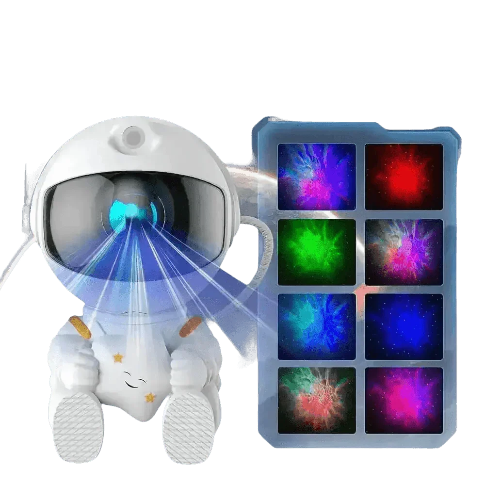 Astronaut Space Projector Night Light Zapp Galaxy Astronaut Night Light Projector Night Light by DVOLA Lighting Store