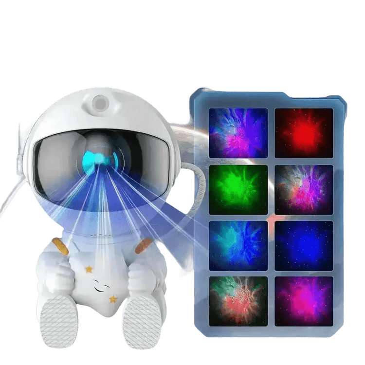 Astronaut Space Projector Night Light Zapp Galaxy Astronaut Night Light Projector Night Light by DVOLA Lighting Store
