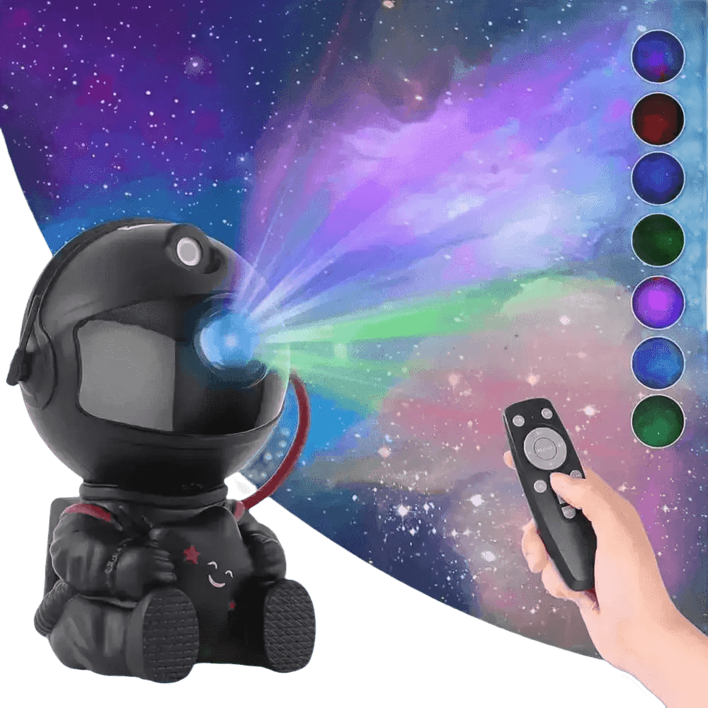 Astronaut Space Projector Night Light Zapp Galaxy Astronaut Night Light Projector Night Light by DVOLA Lighting Store