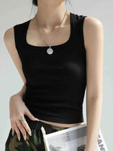 Plus Size Wide Strap Tank women Attire by Trendsi