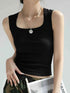 Plus Size Wide Strap Tank women Attire by Trendsi