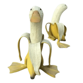 Banana Duck Creative Garden Decor Figurines Garden Decor by Beautifu Store