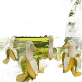 Banana Duck Creative Garden Decor Figurines Garden Decor by Beautifu Store