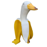 Banana Duck Creative Garden Decor Figurines Garden Decor by Beautifu Store