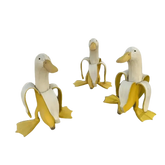 Banana Duck Creative Garden Decor Figurines Garden Decor by Beautifu Store