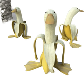 Banana Duck Creative Garden Decor Figurines Garden Decor by Beautifu Store