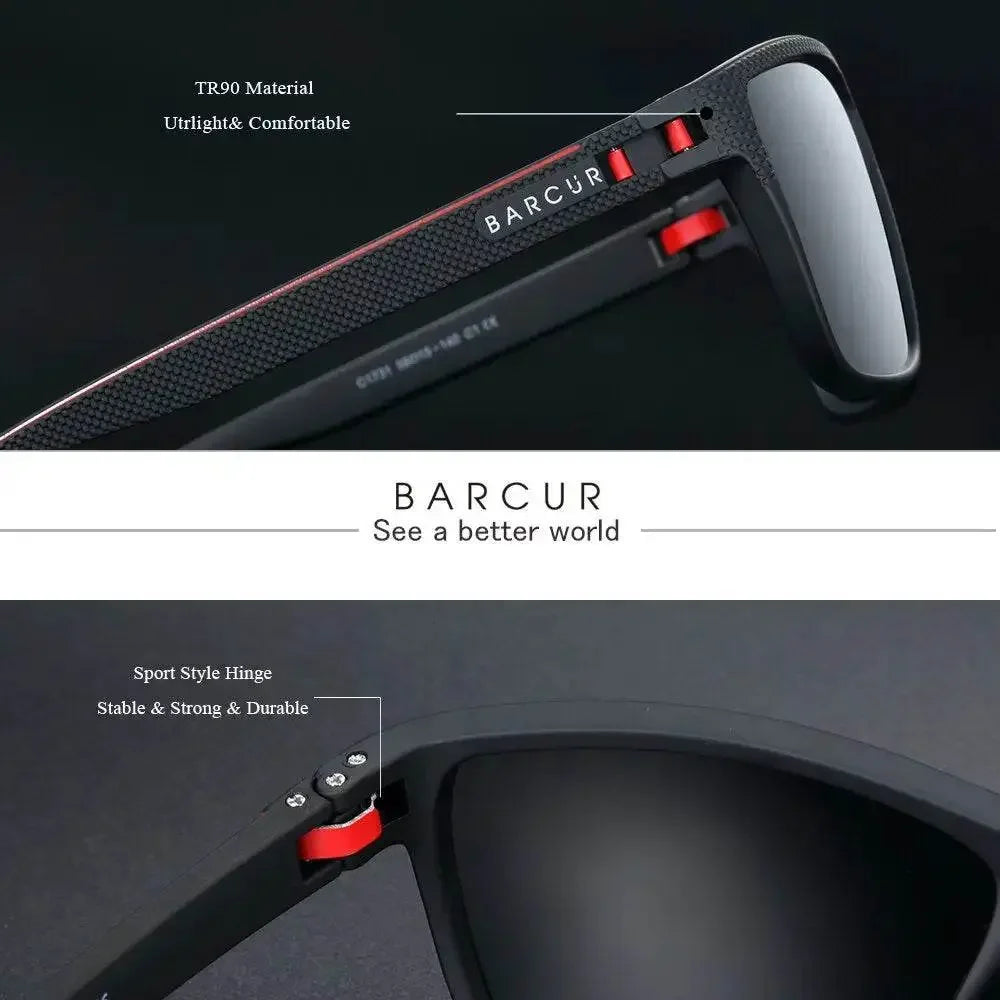 BARCUR Polarized Sports Sunglasses Sunglasses by Dropshee