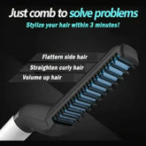 Beard Straightening Hair Straightener Brush Men Hair Accessories by CJ