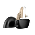 Beige Hearing Aids with Black Charging Case Sound Amplifier Hearing Aids Beige Black Hearing Aids Avoid Whistling Beige Case Hearing Aids by XceeFit Official Store