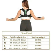 Black and Green Shoulder Posture Corrector Belt Back Posture Corrector by Professional outdoor life Store-STAWIN Official Store